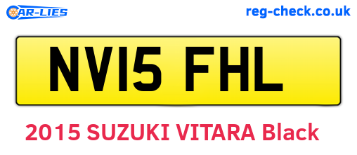 NV15FHL are the vehicle registration plates.