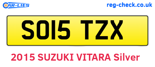 SO15TZX are the vehicle registration plates.