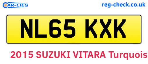 NL65KXK are the vehicle registration plates.