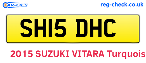 SH15DHC are the vehicle registration plates.