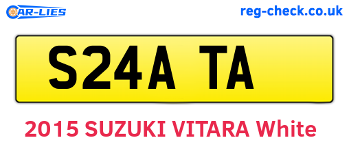 S24ATA are the vehicle registration plates.