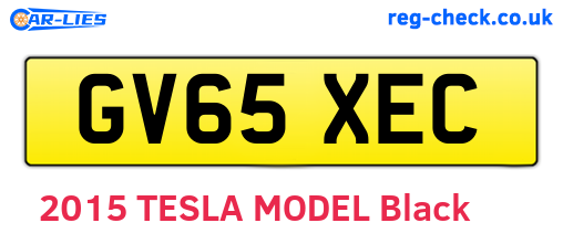 GV65XEC are the vehicle registration plates.