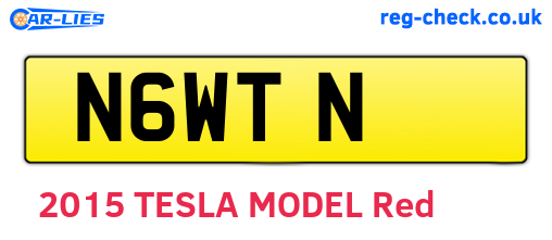 N6WTN are the vehicle registration plates.