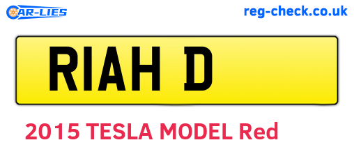 R1AHD are the vehicle registration plates.