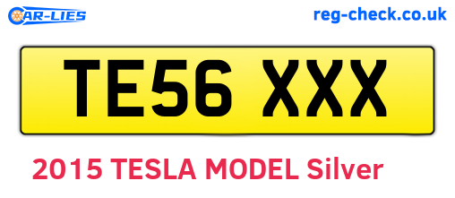 TE56XXX are the vehicle registration plates.