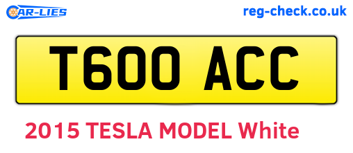 T600ACC are the vehicle registration plates.