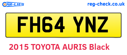 FH64YNZ are the vehicle registration plates.