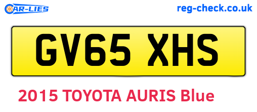 GV65XHS are the vehicle registration plates.