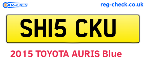 SH15CKU are the vehicle registration plates.