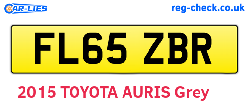 FL65ZBR are the vehicle registration plates.