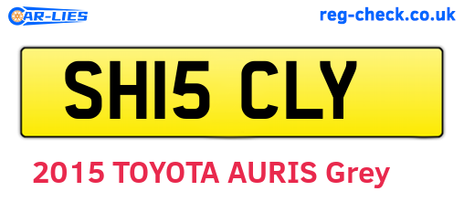 SH15CLY are the vehicle registration plates.