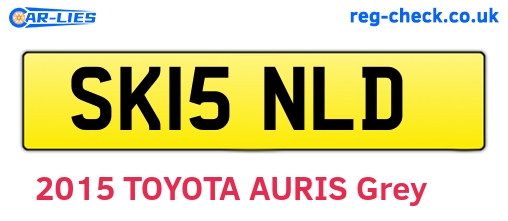 SK15NLD are the vehicle registration plates.