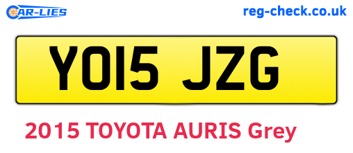 YO15JZG are the vehicle registration plates.