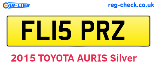 FL15PRZ are the vehicle registration plates.