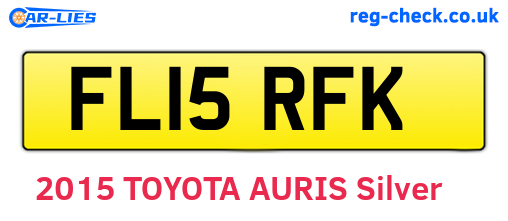 FL15RFK are the vehicle registration plates.