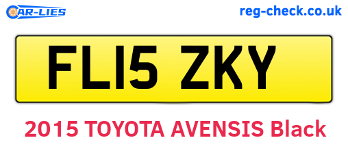 FL15ZKY are the vehicle registration plates.