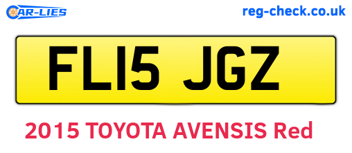 FL15JGZ are the vehicle registration plates.