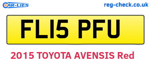 FL15PFU are the vehicle registration plates.