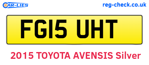 FG15UHT are the vehicle registration plates.