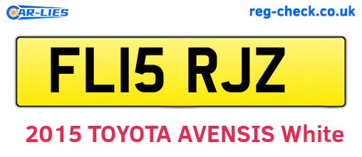 FL15RJZ are the vehicle registration plates.
