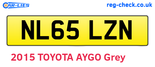 NL65LZN are the vehicle registration plates.