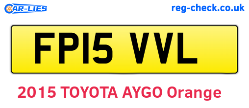 FP15VVL are the vehicle registration plates.