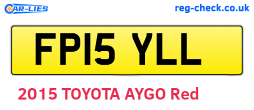 FP15YLL are the vehicle registration plates.