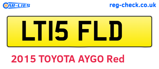 LT15FLD are the vehicle registration plates.