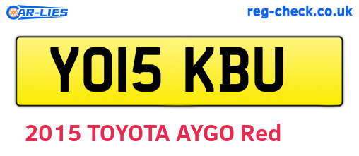YO15KBU are the vehicle registration plates.