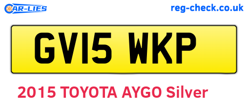 GV15WKP are the vehicle registration plates.
