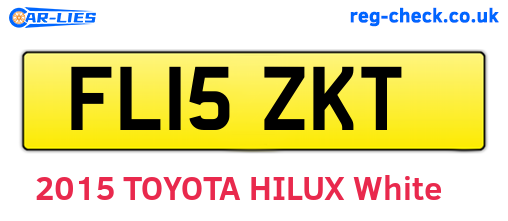 FL15ZKT are the vehicle registration plates.