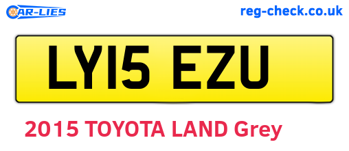 LY15EZU are the vehicle registration plates.