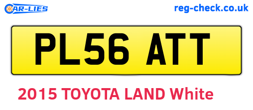 PL56ATT are the vehicle registration plates.