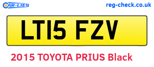 LT15FZV are the vehicle registration plates.