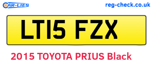 LT15FZX are the vehicle registration plates.