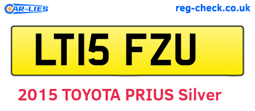 LT15FZU are the vehicle registration plates.