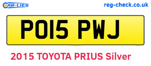 PO15PWJ are the vehicle registration plates.