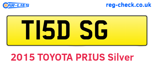 T15DSG are the vehicle registration plates.