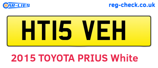 HT15VEH are the vehicle registration plates.