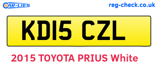 KD15CZL are the vehicle registration plates.