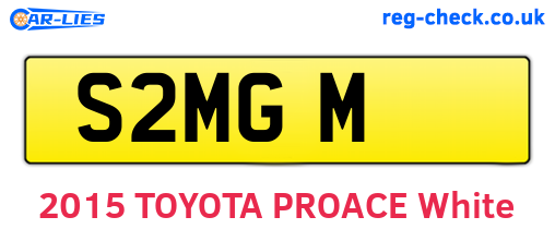 S2MGM are the vehicle registration plates.