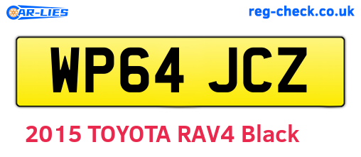 WP64JCZ are the vehicle registration plates.
