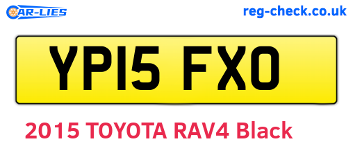 YP15FXO are the vehicle registration plates.