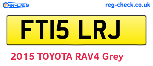 FT15LRJ are the vehicle registration plates.
