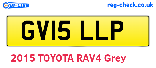 GV15LLP are the vehicle registration plates.