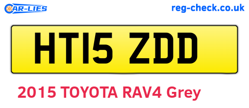 HT15ZDD are the vehicle registration plates.
