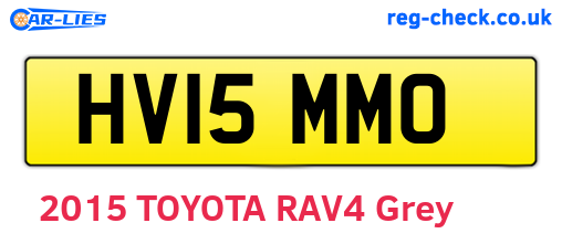 HV15MMO are the vehicle registration plates.