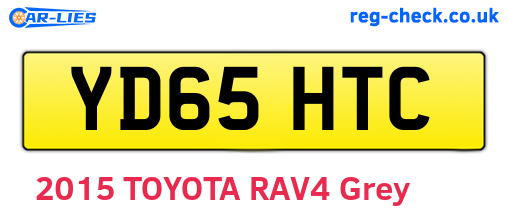 YD65HTC are the vehicle registration plates.