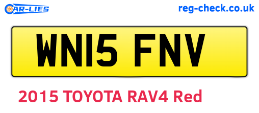 WN15FNV are the vehicle registration plates.