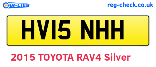 HV15NHH are the vehicle registration plates.